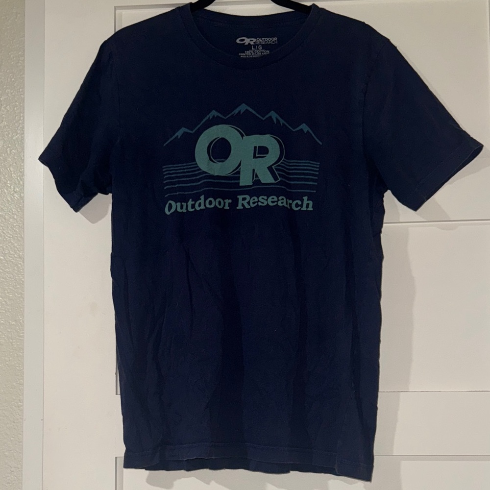 Outdoor Research Men's Dark Blue Graphic Tee